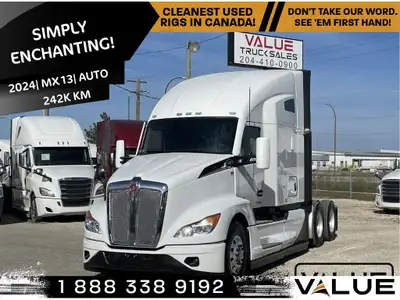 2024 KENWORTH T680 Sleeper * Odometer: 242,203 * Engine: Paccar MX13, 455 HP (6 Cyl) * Trans: Paccar...