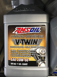 AMSOIL VTWIN  20W50 Recommended for HD