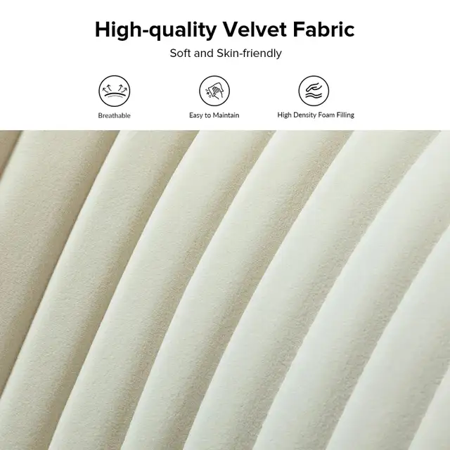 NEW 47 IN VELVET ARMLESS LOVESEAT FOR TWO PEOPLE SOFA in Home Décor & Accents in Winnipeg - Image 9