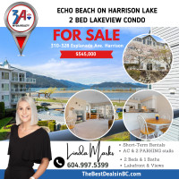 2 Bed Lakeview Condo in Echo Beach- Harrison Hot Springs