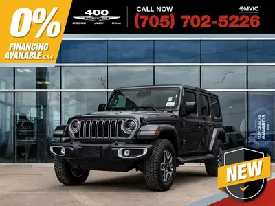 Welcome to 400 Chrysler Dodge Jeep Ram. The 2026 Jeep Wrangler is a brand new, iconic 4x4 SUV built...