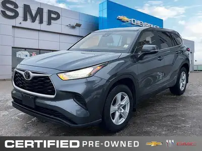 Saskatoon Motor Products - Recent Arrival! 2024 Toyota Highlander LE - Certified. Certification Prog...