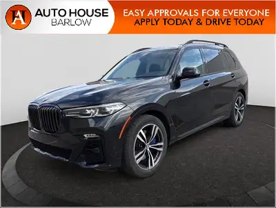 2022 BMW X7 XDRIVE 40I M PACKAGE WITH 70553 KMS. WITH NAVIGATION, BACKUP CAMERA, PANORAMIC ROOF, PUS...