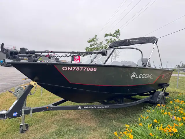 2022 Legend 18 XTR Used Aluminum Fishing Boat in Powerboats & Motorboats in Barrie - Image 5