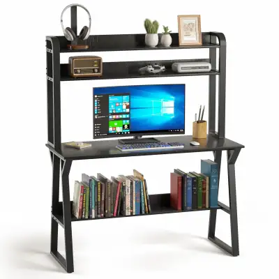 BRAND NEW - New GYIIYUO Desk w/ Hutch 47", Heavy Duty Computer D, View more