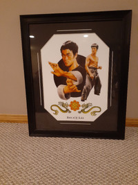Framed Bruce Lee Print