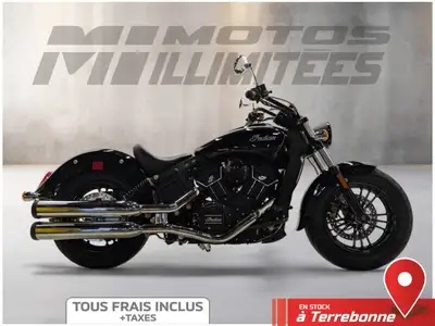 INDIAN Scout Sixty 2016 Noir 9731 km km au compteur. Motos Illimitées Terrebonne. Prix de vente incl...