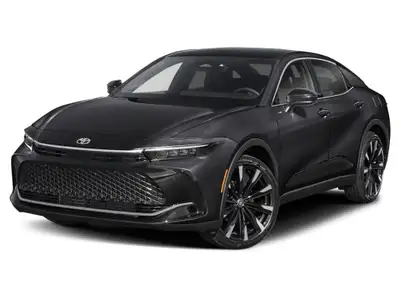Introducing the 2026 Toyota Crown Platinum Sedan, a sophisticated statement in black with an AWD dri...