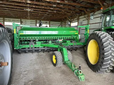 Very Nice John Deere 1590 15ft Grain Drill! , New Needham AG Extended Wear Seed Boots & Seed Blades...