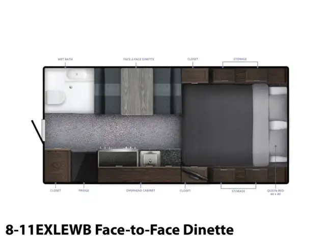 2026 Northern Lite Limited Edition 8-11EXLEWB Face-to-Face Dinet in Travel Trailers & Campers in Penticton - Image 3