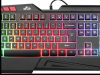 Rii RGB LED Wired Gaming Keyboard,Standard Keyboard for PC,Lapto