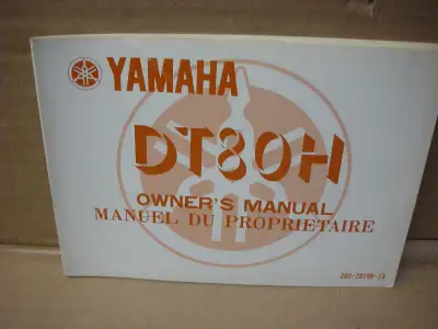NOS Yamaha owners manual slight discolouring of cover the rest mint can be mailed to buyer