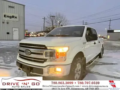 DRIVE N GO AUTO SALES 2019 FORD F-150 XLT SUPERCREW CREW CAB 5.0L, V8, CLEAN CARFAX, NO ACCIDENTS, B...