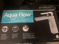 BRAND NEW FAUCET, STAINLESS STEEL DOUBBLE SINK