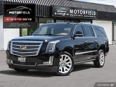 Absolutely Stunning Cadillac Escalade ESV Platinum Edition w/ 22" Aluminum Wheels, Driver Awareness...