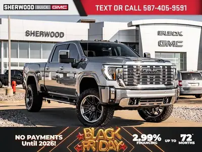 Welcome to Sherwood Buick GMC! 2025 GMC Sierra 3500HD Denali powered by the legendary Duramax Diesel...