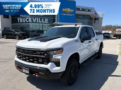 Trail Boss, Low Km's, 5.3L, Dark Essentials Pkg, Black Assist Steps, Tow Pkg W/Trailer Brake Control...