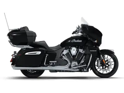 2026 Indian Motorcycle Roadmaster PowerPlus Limited 112 w/PowerBand A Black Metallic Featuring a for...