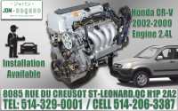 Moteur Honda CRV 2007 2008 2009 Engine 2.4 installed