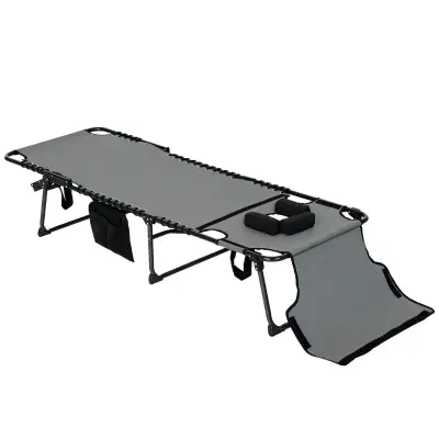 *BNIB!* Outsunny Folding Chaise Lounge with 5-Level Reclining Ba, View more