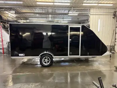 450-707-1321 REMORQUE NEUVE 2026 FABRIQUÉ AU CANADA , 100% ALUMINIUM , MOTONEIGE DOUBLE, 7X15 PLUS L...