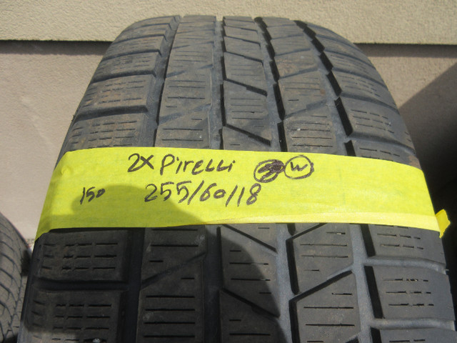 2 tires of Pirelli 255/60/18 winter tires for sale | Tires & Rims |  Kitchener / Waterloo | Kijiji