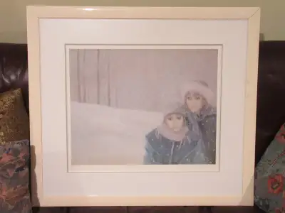 Photolithographie signée Poulin. Marchons ensemble 19 x 19. Envoie disponible par la poste. Je vais...