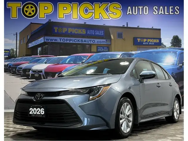 2026 Toyota Corolla Safety Package, Sunroof, One Owner, Accident