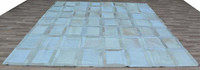 Cowhide 5'9X8'11 carpet leather rug from Egypt | Free Shipping