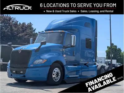 **PLEASE CALL AHEAD TO SCHEDULE A VIEWING** 2024 International LT625 73'' Sky-Rise Sleeper Stock #:...