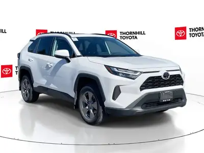 Thornhill Toyota Proudly Presents This White 2023 Toyota RAV4 with XLE AWD Package, Featuring an Ont...