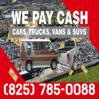 up to $5000 cash for used scrap cars same day pick up around yeg