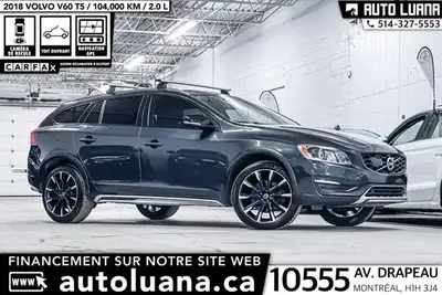 Auto Luana 2018 VOLVO V60 Cross Country PRENEZ UN RENDEZ-VOUS / BOOK AN APPOINTMENT (514) 327-5553 1...