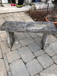 Vintage Rustic Wooden Bench for Garden Decor