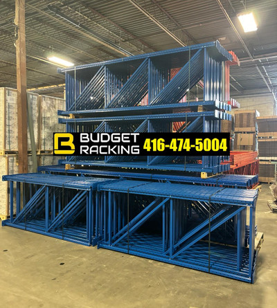 12’ x 42” , 8’ x 42” bolted redirack frame pallet racking