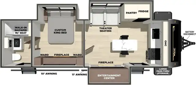 2026 Forest River VIBE EXTREME LITE in Travel Trailers & Campers in Terrace - Image 19