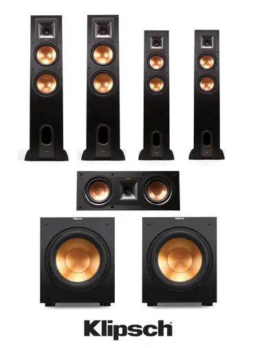Klipsch 5.2 Speaker / Surround Sound / Home Theatre & Subwoofers, View more