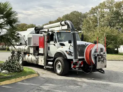 2014 International Workstar 7500 2100 Series Vactor Vacuum John Deere Air Brakes Water Blast Diagnos...