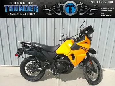 The 2023 Kawasaki KLR650 is a versatile dual-sport motorcycle that blends rugged off-road capability...