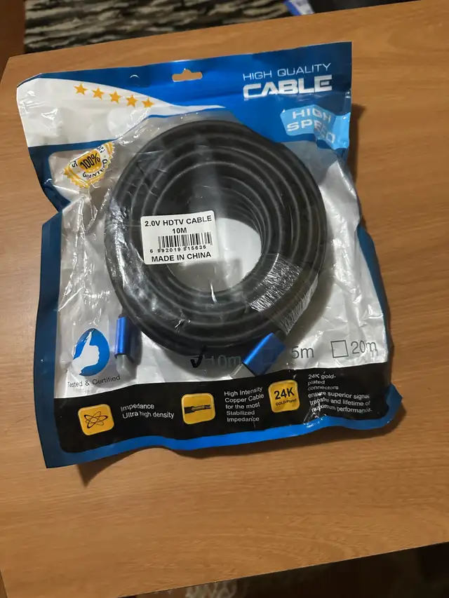 4K HDMI Cable 10m（30 ft） in Video & TV Accessories in Mississauga / Peel Region - Image 3