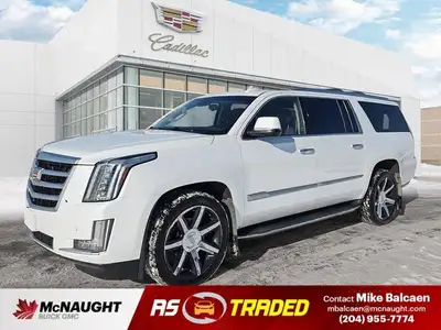 This *2016 Cadillac Escalade ESV Luxury Collection* offers full-size SUV luxury, commanding V8 perfo...