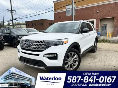 **WE WILL BEAT ANY DEALER IN THE CITY** Recent Arrival! Oxford White 2021 Ford Explorer Limited 4WD...