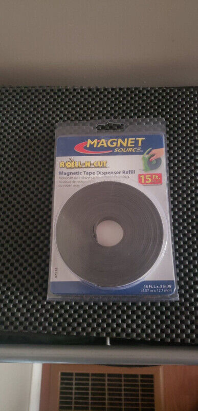 Magnetic Tape, 15 Feet Magnet Tape Roll (1/2'' Wide x 15 ft Long in Other in Pembroke