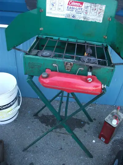 Working Coleman Camp Stove, View more