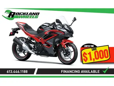 Kawasaki NINJA 500 SE - call us for the best deal!! 2025 La Kawasaki Ninja 500 de 2025 offre une exp...