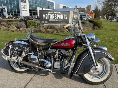 a rare Vintage Indian Chief with all the touring accessories ~ WE SHIP EVERYWHERE~ Over 200 Used Mot...