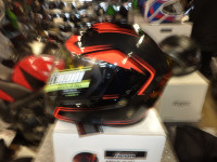 icon airflite helmet med. black & red