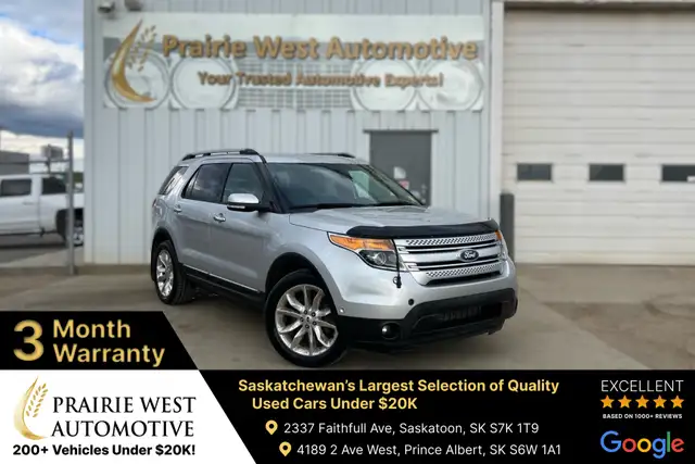 2014 Ford Explorer Limited AWD 7 Passenger | Command Start | Hea