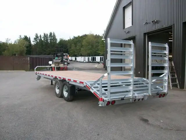 2025 K-Trail DECK OVER 8'.6in. X 23' 2X 7000LB RAMPE VTT MOTO TR in Cargo & Utility Trailers in Laval / North Shore - Image 8