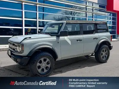 Clean CarFax, New Nexan Tires! Cactus Gray 2022 Ford Bronco Big Bend 4X4, 10-Speed Automatic, 2.3L E...